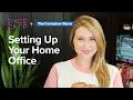 Setting Up Your Home Office Space Camp The Container Store