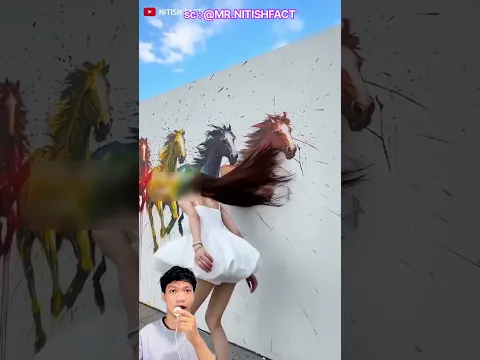 Melukis Kuda dengan Rambut😱🥰⁉️ MR.NITISHFACT