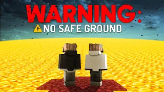 We Survived 100 Days in a Lava Lake in Minecraft Hardcore!