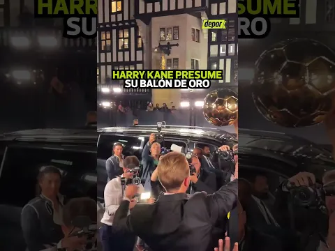 HARRY KANE PRESUME SU BALÓN DE ORO ANTE LAS CÁMARAS | Depor