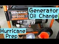 Generator Maintenance - Oil Change