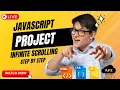 Infinite Scrolling Project using html CSS and JavaScript In Hindi Step by Step