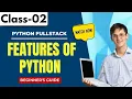 Python FullStack Class 02 Features Of Python Beginner s Guide 91 9652532383
