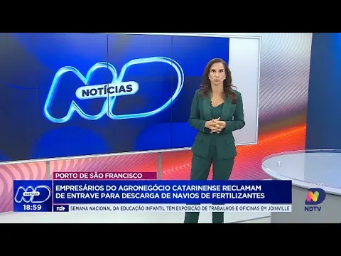 Agronegócio catarinense enfrenta dificuldades na descarga de fertilizantes no Porto de São Francisco