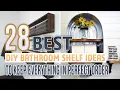 28 Best DIY Bathroom Shelf Ideas To Keep Everything In Perfect Order