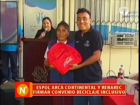 Espol Arca Continental y Renarec firman convenio reciclaje inclusivo