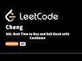LeetCode 309 Best Time to Buy and Sell Stock with Cooldown