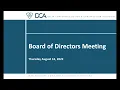 Regular Board Meeting - August 18 2022