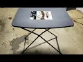 Mainstays Adjustable Folding Table From Walmart Review