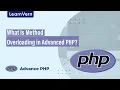 What Is Method Overloading in Advanced PHP LearnVern