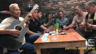 rinto harahap tangan tak sampai cover by parmitu anduk leher