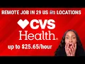 CVS HEALTH WILL PAY YOU UP TO 25 FOR THIS REMOTE JOB IN AMERICA