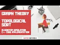 Graph Theory 5 - Topological Sort Algorithm Simulation C Code in Bangla