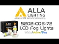PS19W 5202 5201 LED Fog Lights DRL Bulbs 6500K