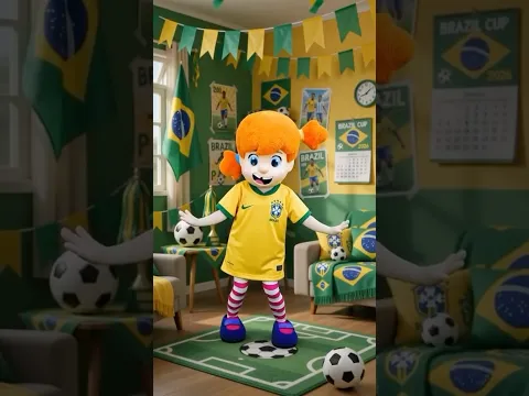 ¡¿Estás hinchando por Brasil, Mika?! 😳⚽️🇧🇷