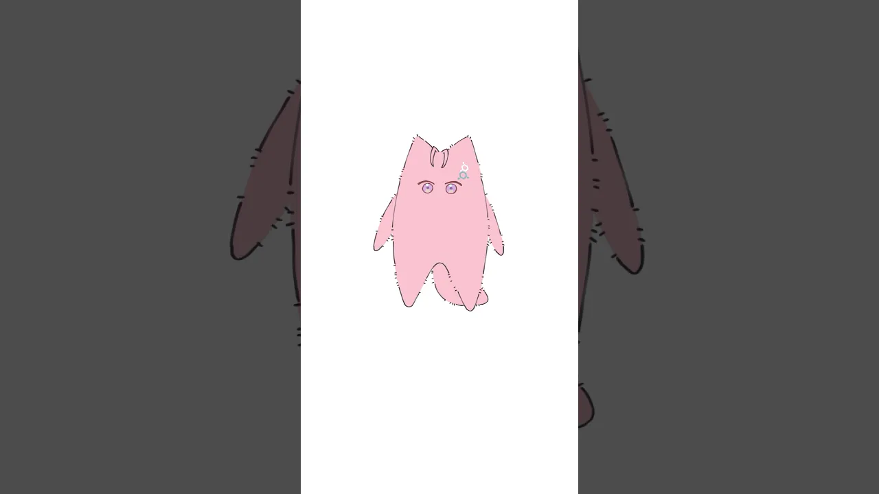 かわいいもふもふなコヨーテ「もふこよ」の手足が伸びた結果！？ #shorts #anime #ホロライブ #hololive #博衣こより #もふこよ