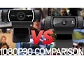 Logitech C922 vs C920 Webcam Comparison 1080p 30FPS King VS Newbie