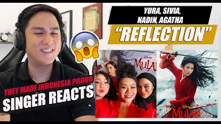 reflection indonesian singers yura sivia nadin agatha singer reaction
