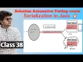 Selenium automation testing course with Java - Serialization in Java