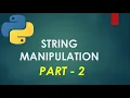 STRING OPERATORS Concatenation Replication Membership Comparison CBSE Class 11 CS With Python
