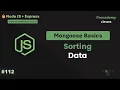 Node js Mongoose Sorting Tutorial Query Object sort Multiple Fields Explained Part