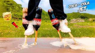 Flying with Coca Cola 🚀 Soda vs Mentos 😳ft OPPO Reno12 Pro