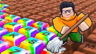 LIMPE AS TECLAS PARA FICAR RICO NO ROBLOX!