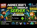 2026 Latest Minecraft Java PE Crossplay Server Setup on Andriod using Termux