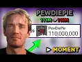 PewDiePie Falls Under 111 Million Subscribers EXACT MOMENT