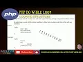do while loop in php php looping structure php tutorial avadh tutor