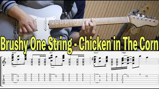 Download Brushy One String - Chicken in The Corn by Funkyman + TABs MP3