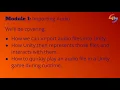 Importing Module 1 Lesson 3 Unity Mastery Course