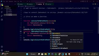 Convert Celsius to Fahrenheit and Fahrenheit to Celsius JavaScript Tutorial