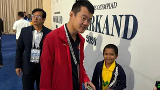 Former World Champion Ding Liren meets the Youngest player of the Olympiad 2026!