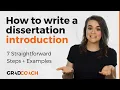 Lagu How To Write A Dissertation Introduction Or Thesis Introduction Chapter: 7 Steps + Loads Of Examples