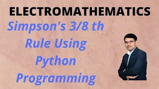 Simpson s three by eight rule using Python Programming