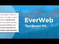 TextBoxes 101