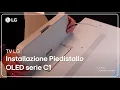 LG TV How to install C1 OLED pedestal
