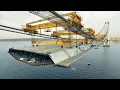 Amazing Suspension Bridge construction Time Lapse How Suspension Bridges Are Built