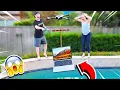DESTROYING MY GIRLFRIENDS LAPTOP WITH A DRONE GONE WRONG