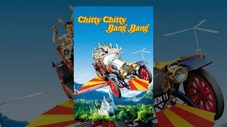 Dick Van Dyke, Sally Ann Howes, Heather Ripley, and Adrian Hall ride in the iconic flying car in the Chitty Chitty Bang Bang game.