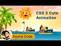 CSS Boat Sun Cute Animation CSS Animation CSS 3 Animation CSS Advanced Animation