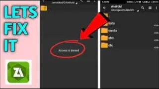 HOW TO FIX Access Is Denied In ZArchiver How To Open Access Android Data Obb In Android 