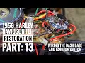 1956 Harley Davidson FLH Restoration Part 13 Wiring the dash base and ignition switch