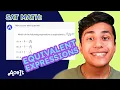 SAT MATH Equivalent Expressions AceIt
