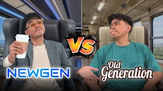 Aku Cobain Kereta Api Generasi Lama VS Kereta Api Generasi Baru