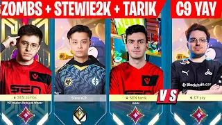 SEN Tarik With Stewie2k & SEN Zombs Vs C9 YAY Happened In Immortal Radiant Ranked Lobby | VALORANT