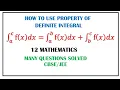 HOW TO INTEGRATE MODULUS FUNCTION USING DEFINITE INTEGRAL CLASS 12 MATH
