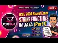String Functions in Java icse board