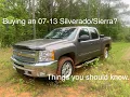 Should you buy a 07-13 model silverado